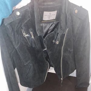 Vero Moda XS-S faux suede biker jacket